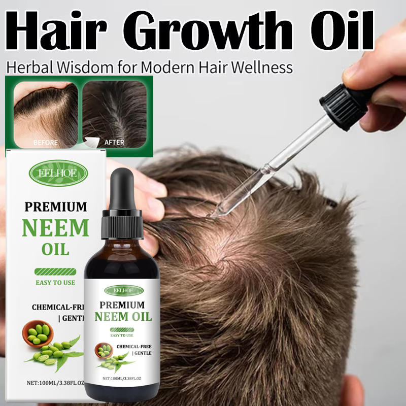 Split End Repair Serum - Pure Neem Oil Hair Serum Repairing