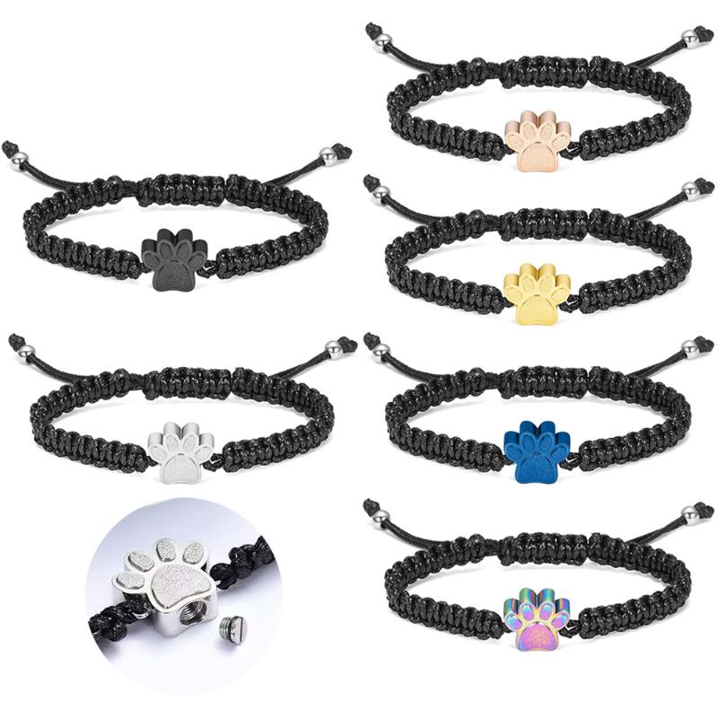 Hair Care Gift - Pet Hair Ash Memorial Bracelet Titanium