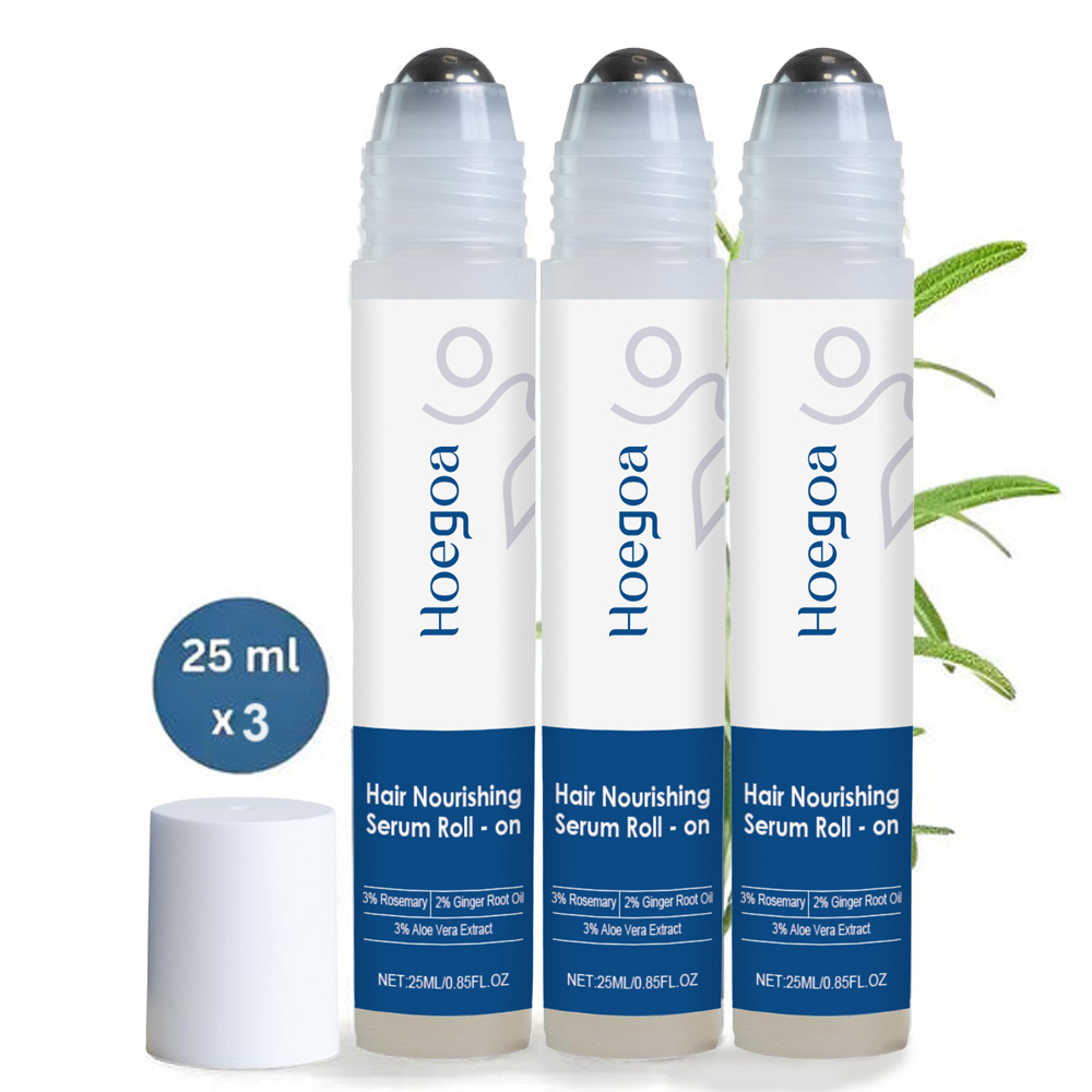 Caffeine Hair Serum - Roll-on Rosemary Hair Growth Serum Anti