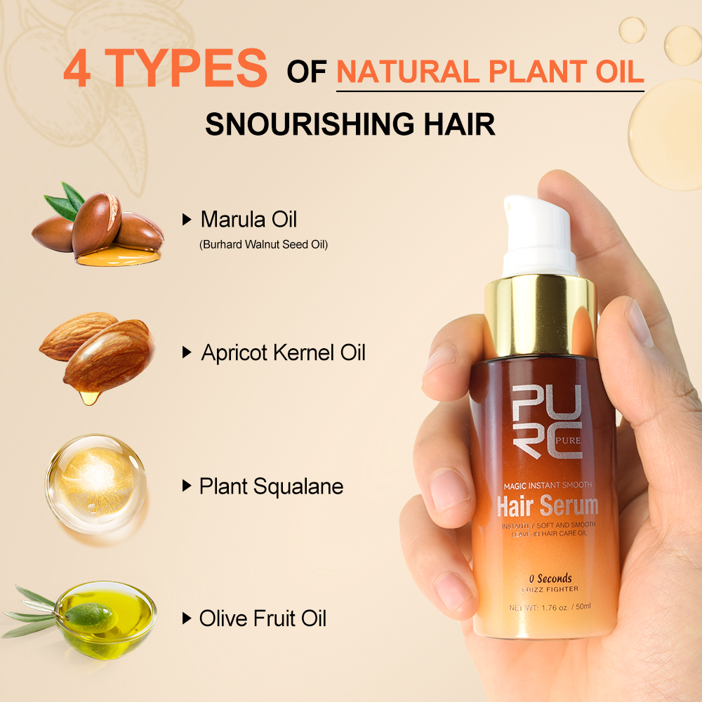 PURC Magic Smoothing Hair Oil  - огляд і ціна Caffeine Hair Serum