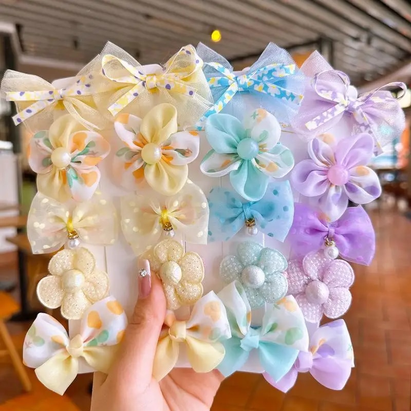 10Pcs/Set Cute Bows Baby Hairc - огляд і ціна Hair Care Gift