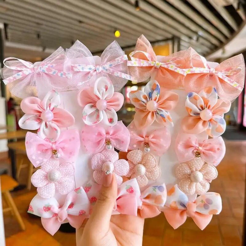 10Pcs/Set Cute Bows Baby Hairc - огляд і ціна Hair Care Gift