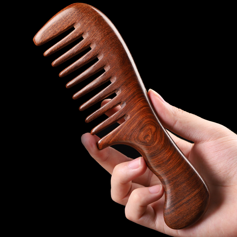Natural Sandalwood Hair Combs  - огляд і ціна Hair Care Gift