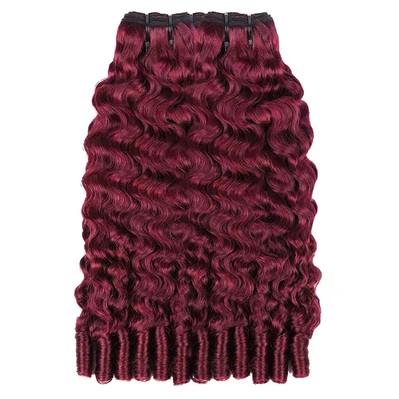 99J Burgundy Burmese Curly Bun - огляд і ціна Hair Care Women