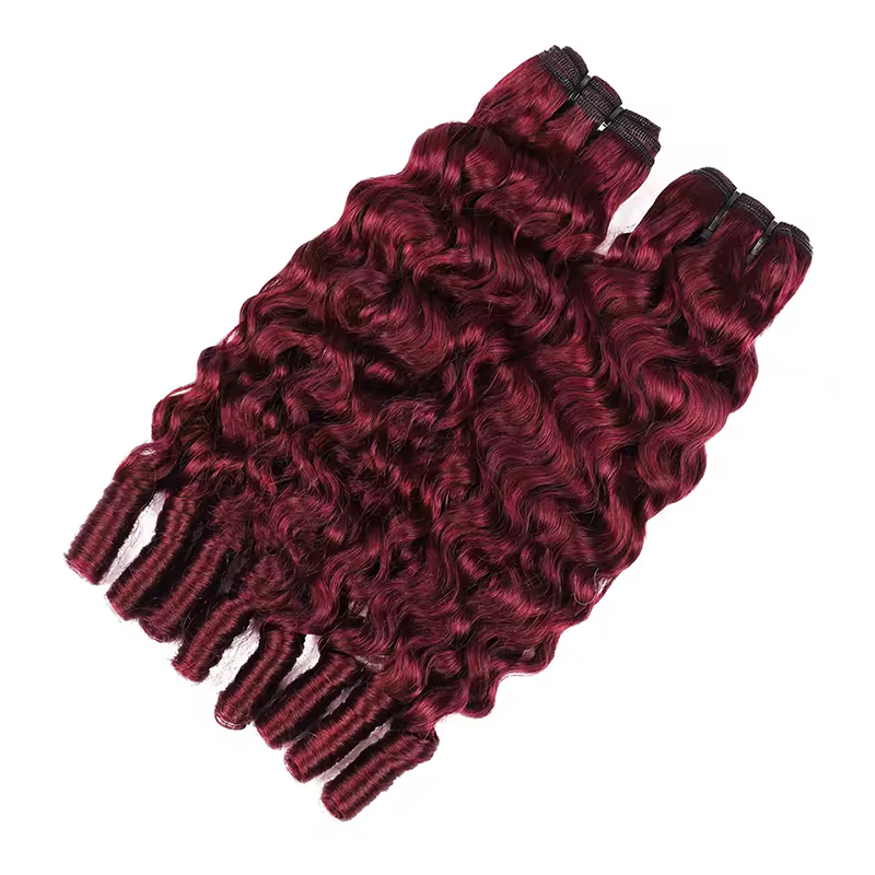 99J Burgundy Burmese Curly Bun - огляд і ціна Hair Care Women