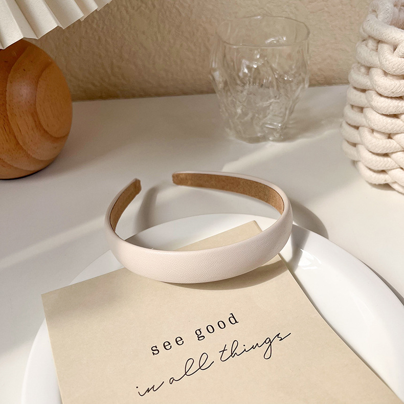 Beige Wide Headband High Crown - огляд і ціна Hair Care Women