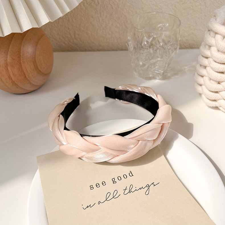 Beige Wide Headband High Crown - огляд і ціна Hair Care Women
