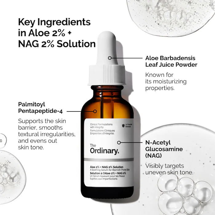 Aloe 2% + NAG 2% Solution Seru - огляд і ціна Caffeine Hair Serum
