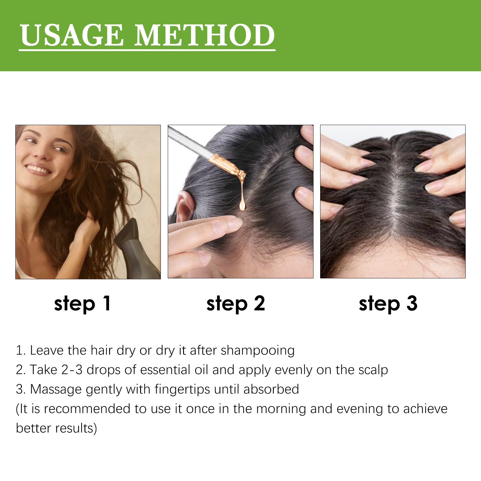 Rosemary Hair Growth Oil Hair  - огляд і ціна Caffeine Hair Serum