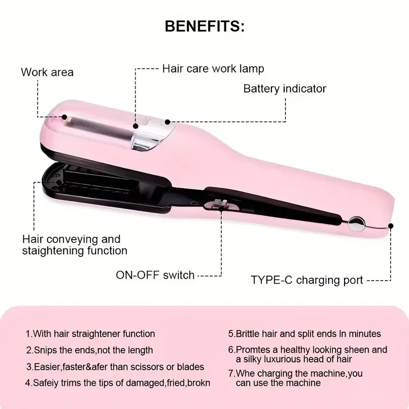 Rechargeable cordless split ha - огляд і ціна Hair Care Gift