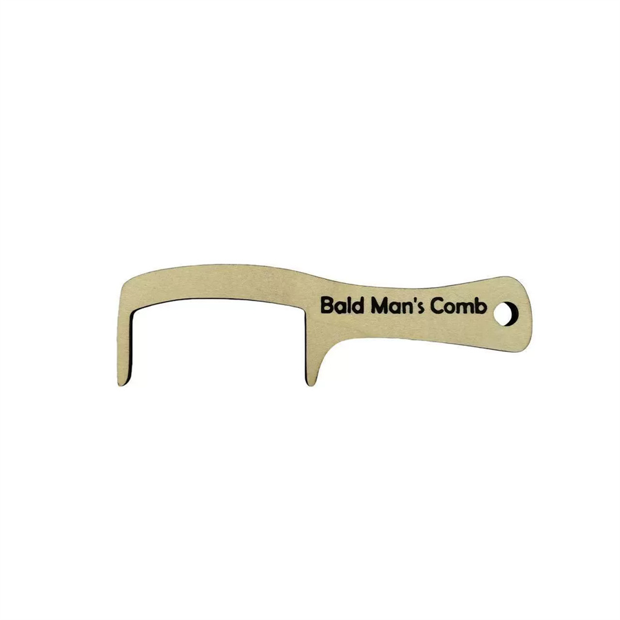 Wooden Comb for Bald Men Funny - огляд і ціна Hair Care Gift