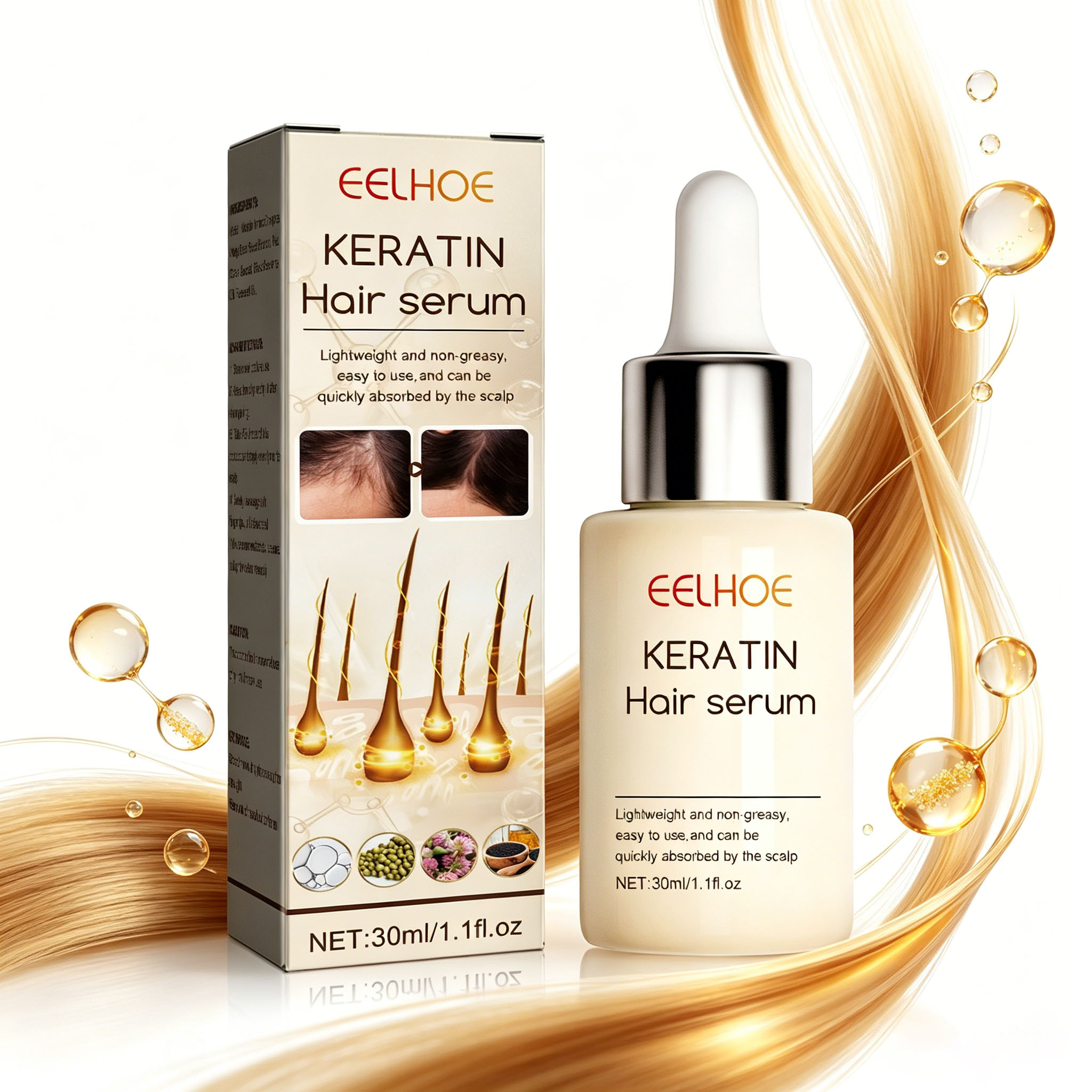 Dense Hair Essence Oil Strong  - огляд і ціна Split End Repair Serum