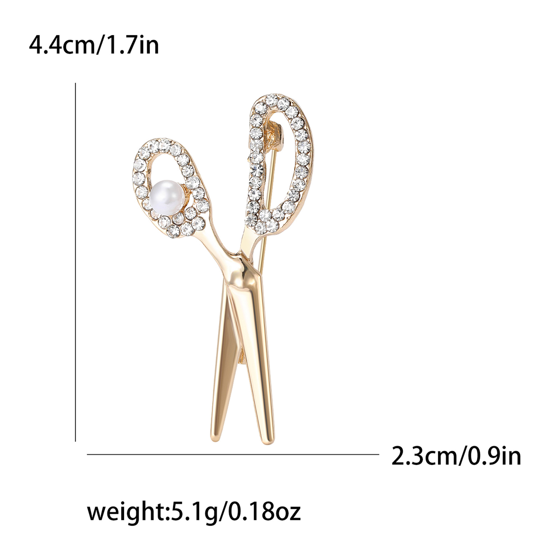 Pearl Scissors Brooches For Wo - огляд і ціна Hair Care Gift