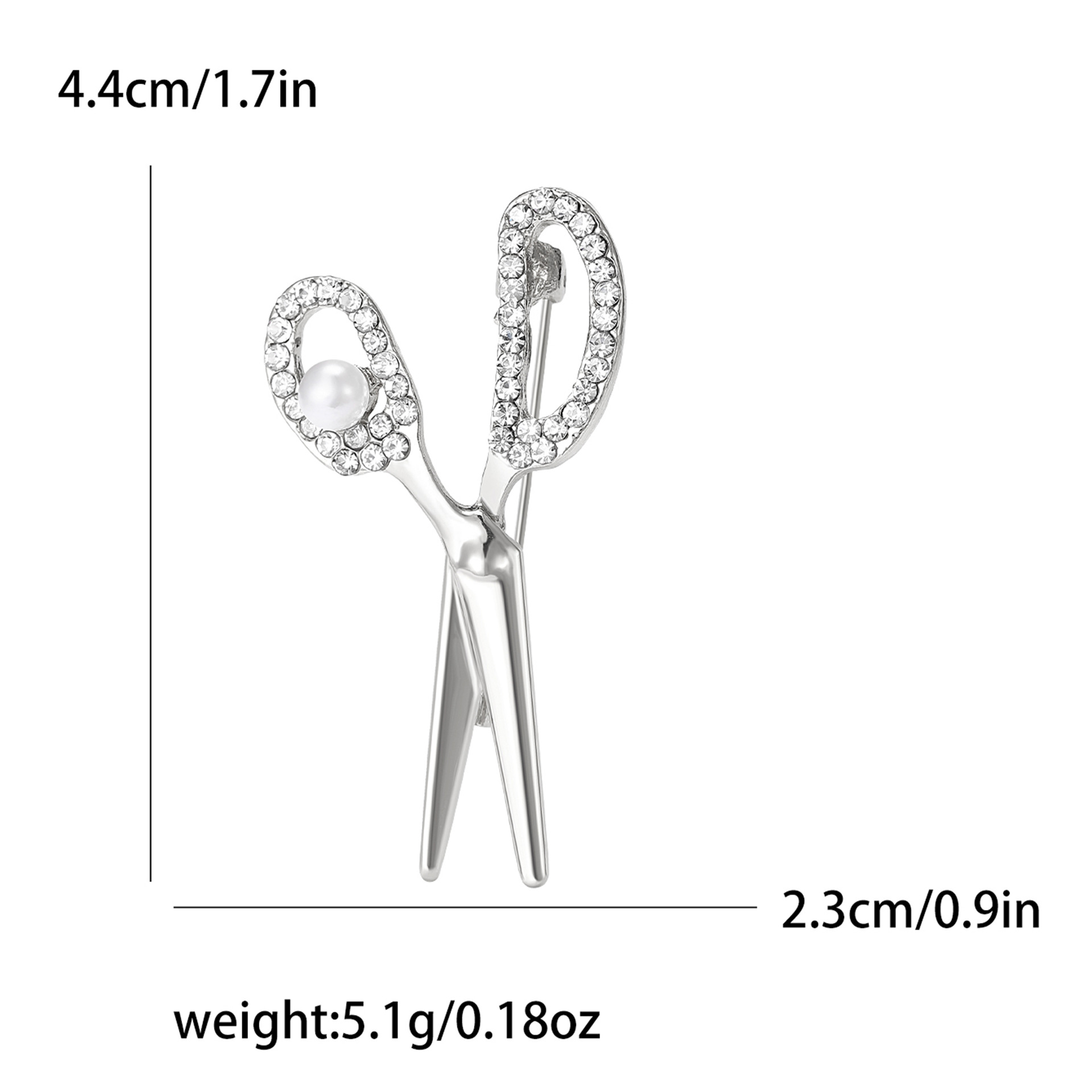 Pearl Scissors Brooches For Wo - огляд і ціна Hair Care Gift