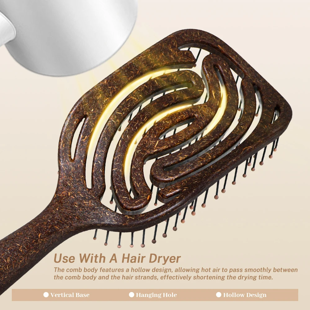 Hair Massage Comb Bristle Nylo - огляд і ціна Hair Care Gift